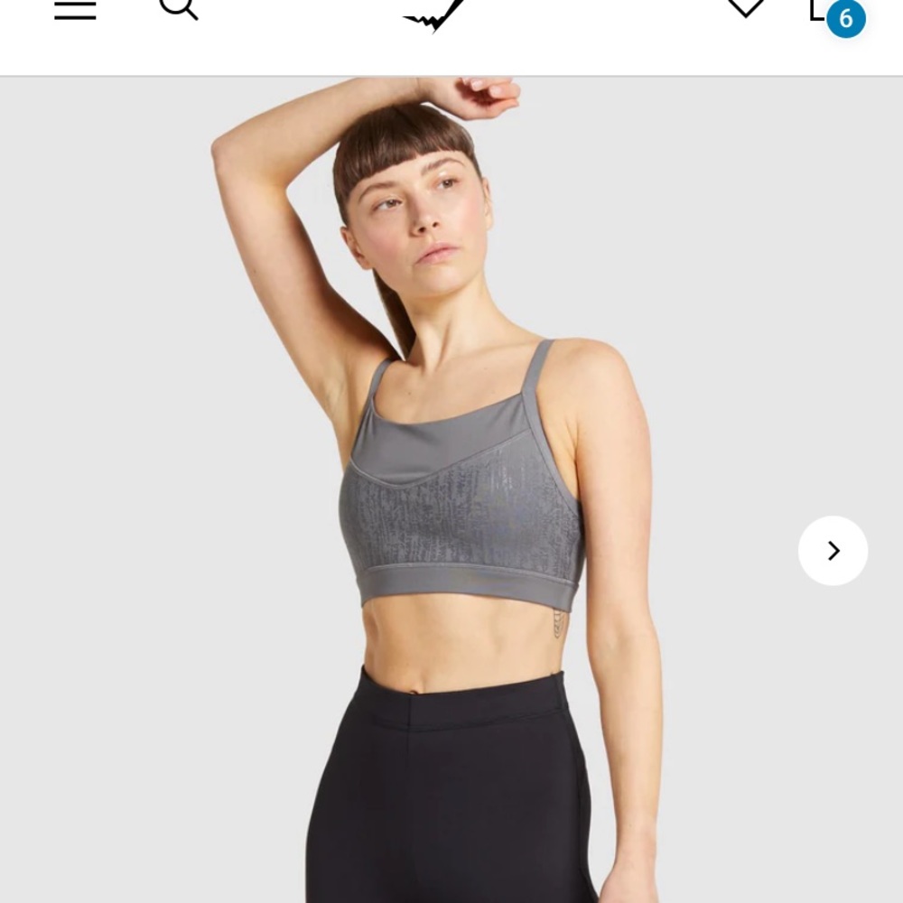 Gymshark combat sport bra - s